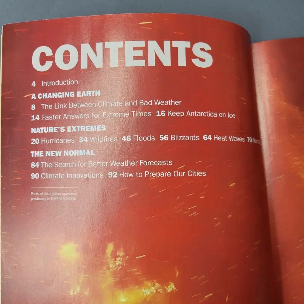 Time‎ Superstorms Magazine June 2022 The New Face Of Extreme Weather Paperback